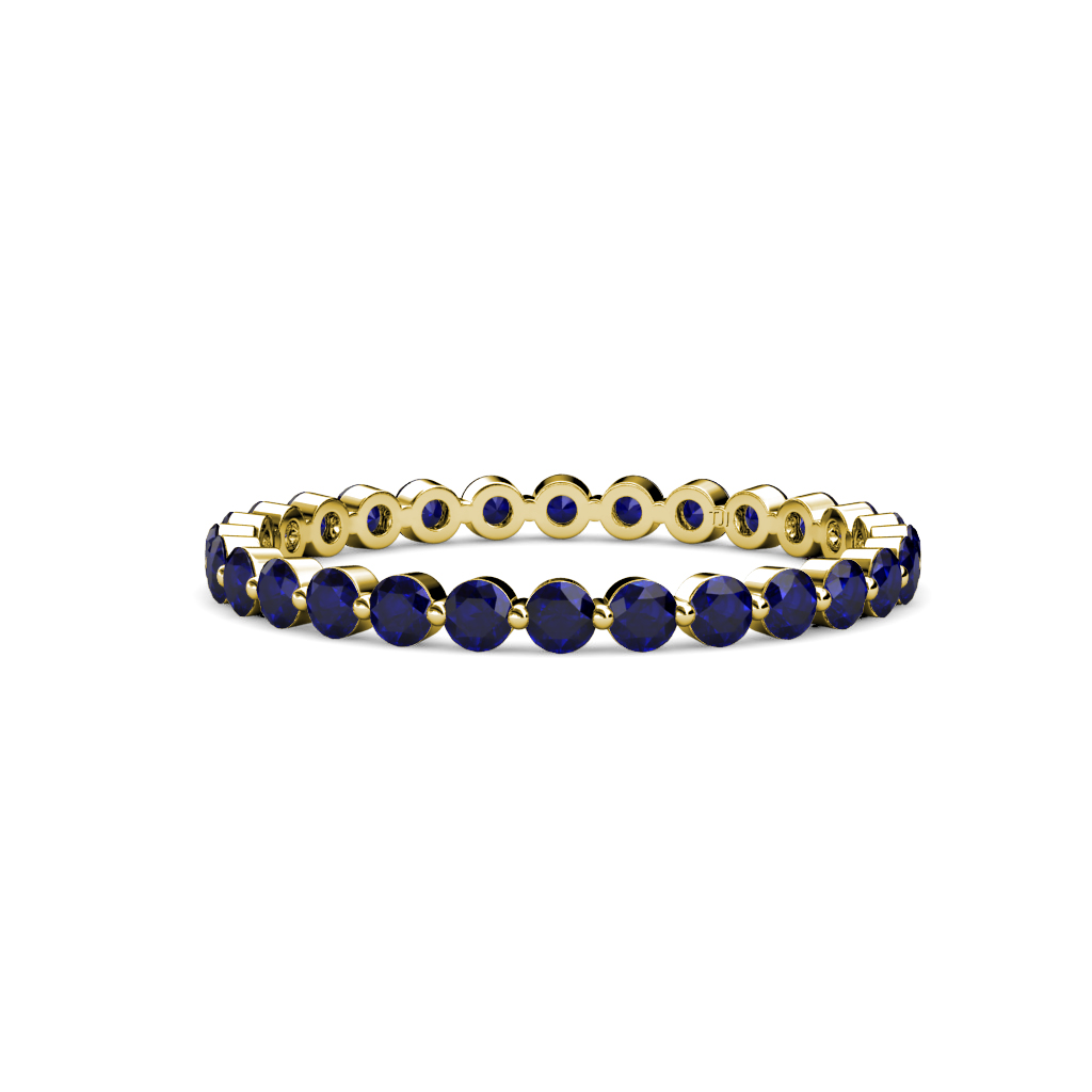 Valerie 1.10 ctw Blue Sapphire Eternity Band 