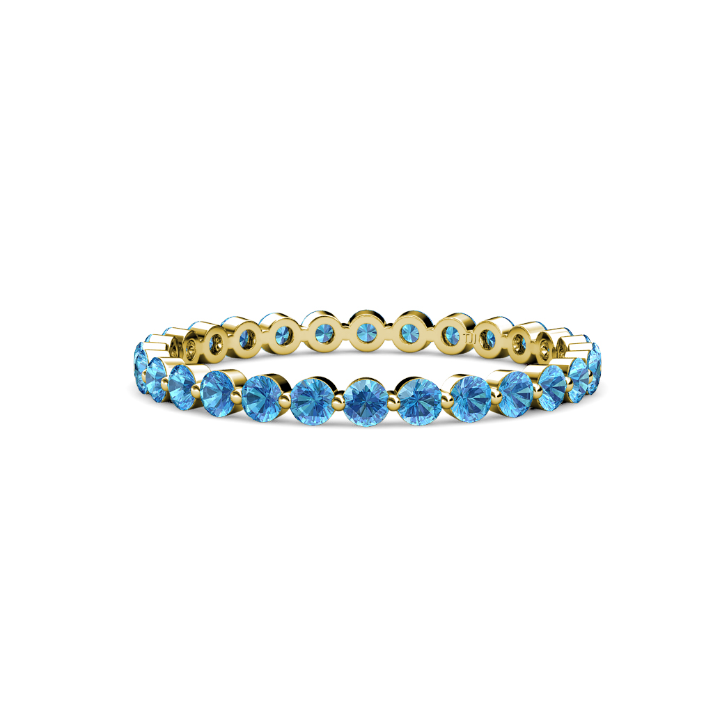 Valerie 0.90 ctw Blue Topaz Eternity Band 