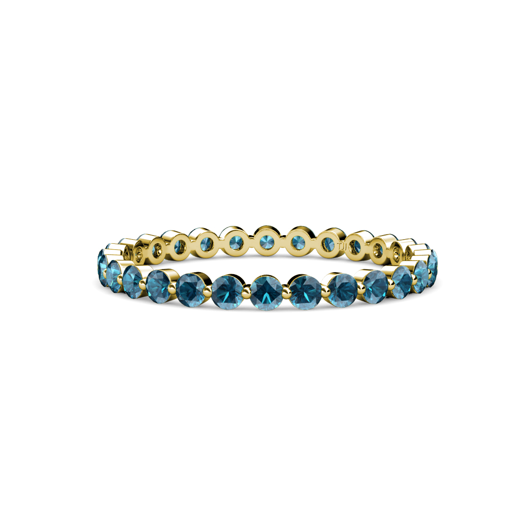 Valerie 1.00 ctw London Blue Topaz Eternity Band 