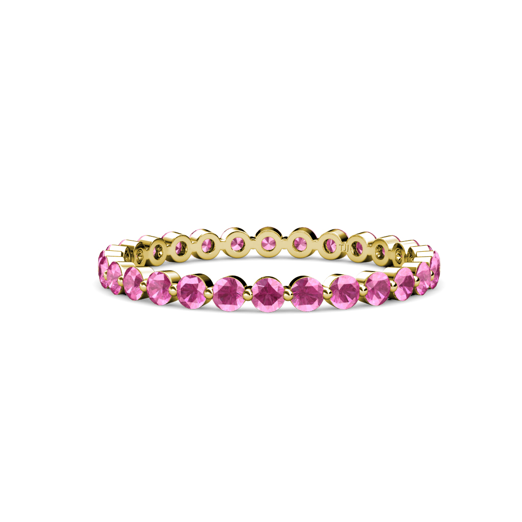 Valerie 1.10 ctw Pink Sapphire Eternity Band 