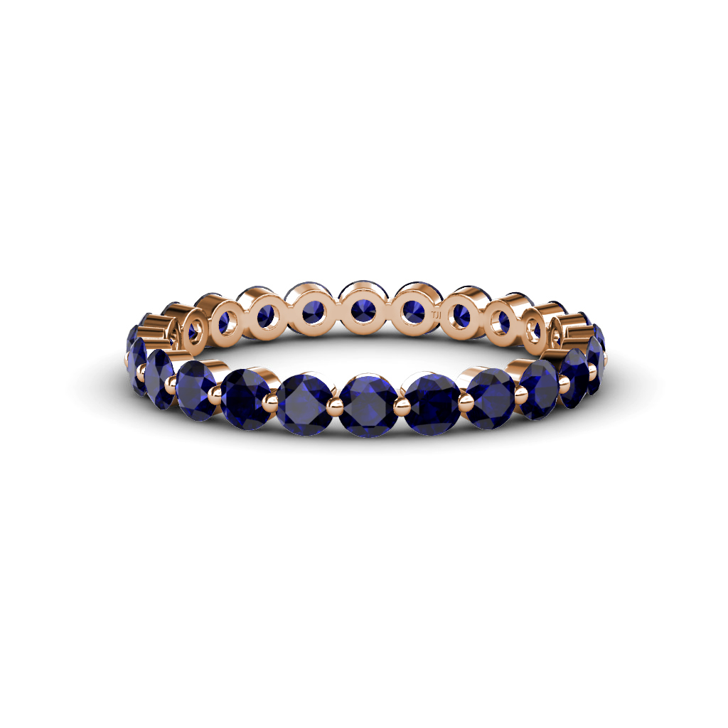 Valerie 1.43 ctw Blue Sapphire Eternity Band 