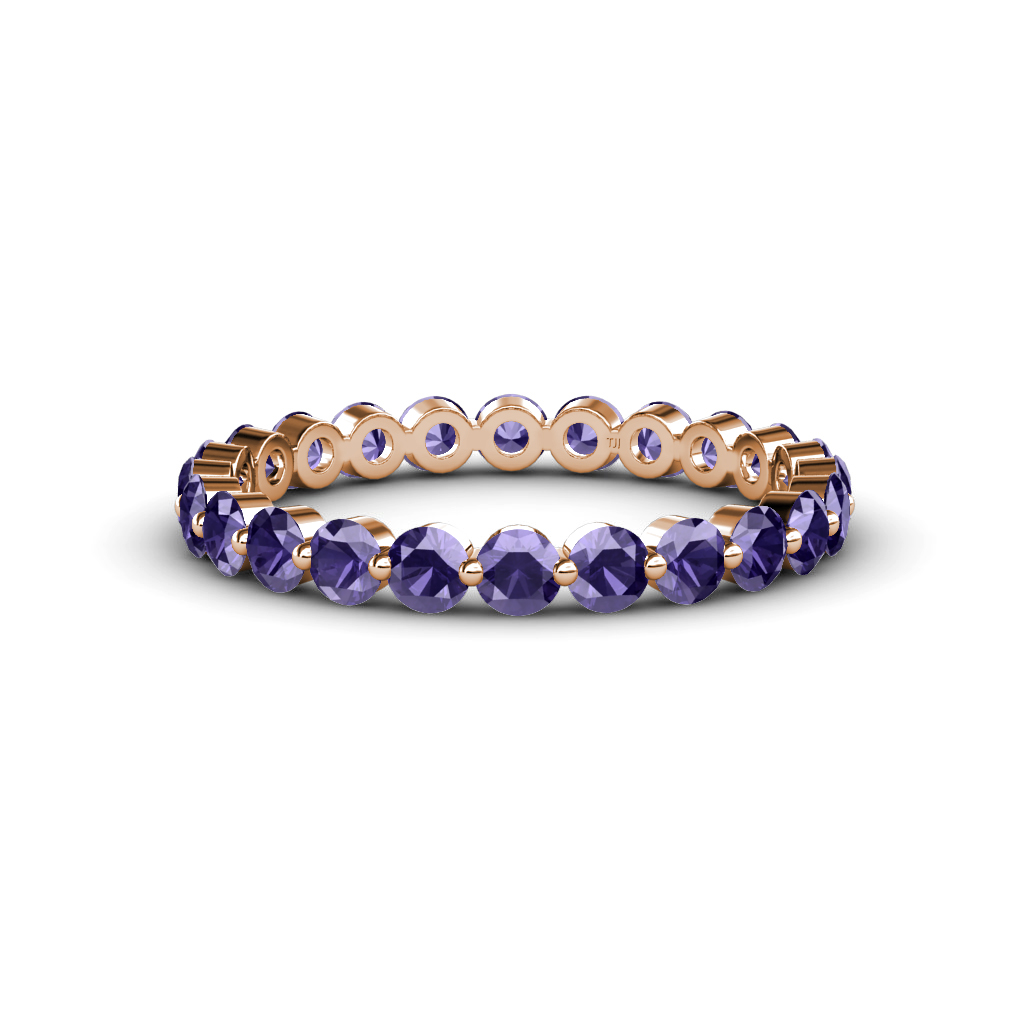Valerie 1.05 ctw Iolite Eternity Band 