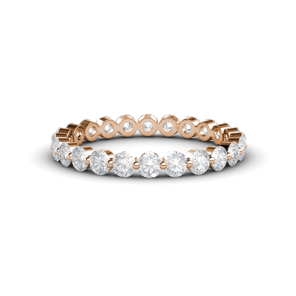 Valerie 1.43 ctw White Sapphire Eternity Band 