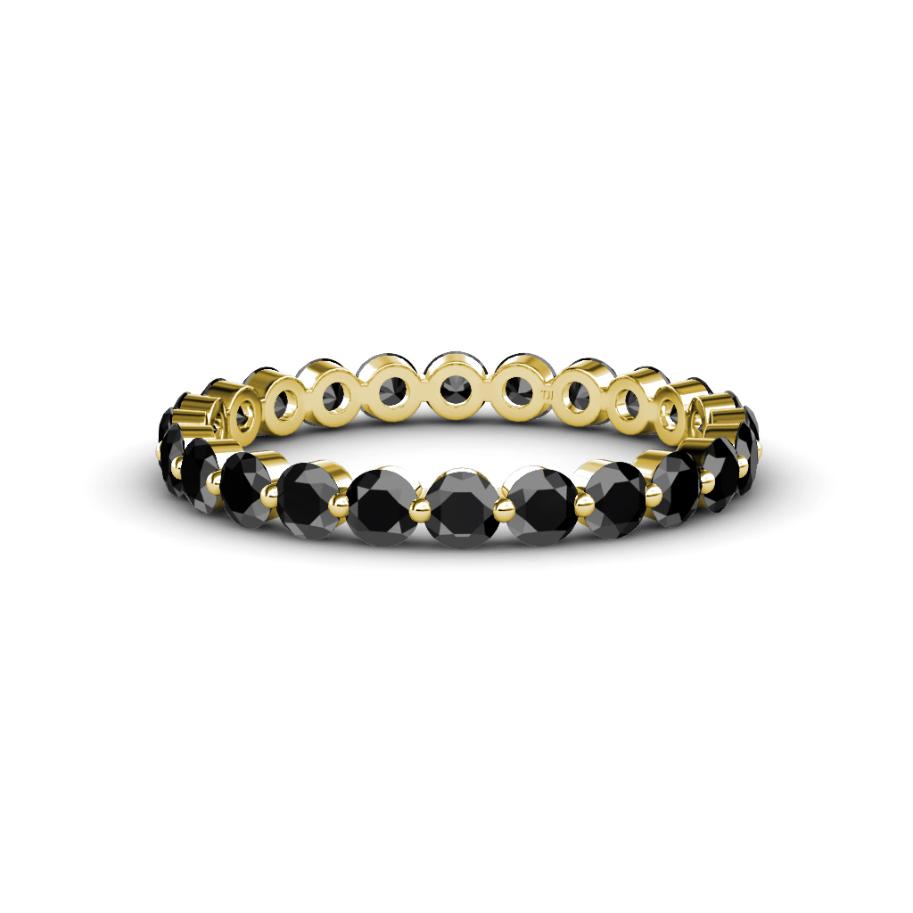 Valerie 1.43 ctw Black Diamond Eternity Band 