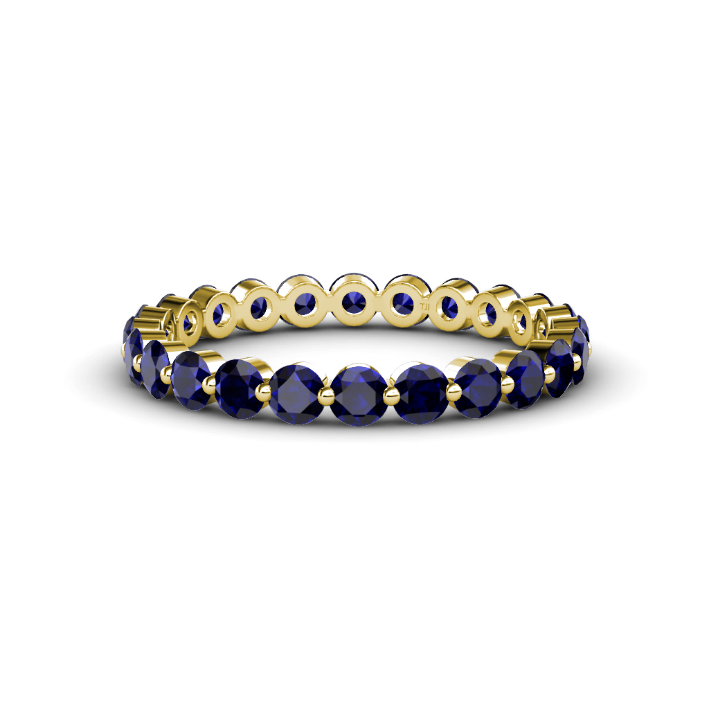 Valerie 1.43 ctw Blue Sapphire Eternity Band 