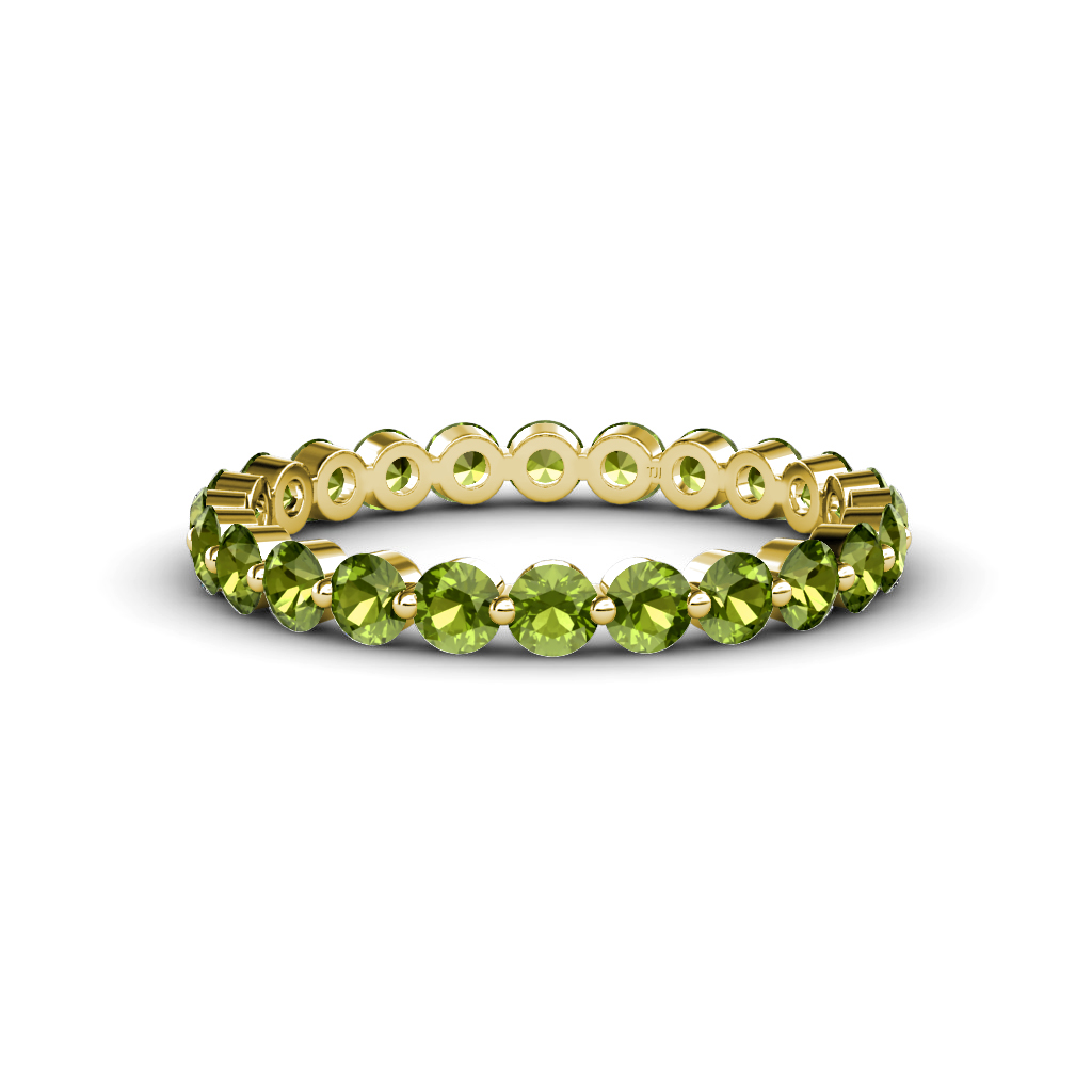 Valerie 1.60 ctw Peridot Eternity Band 