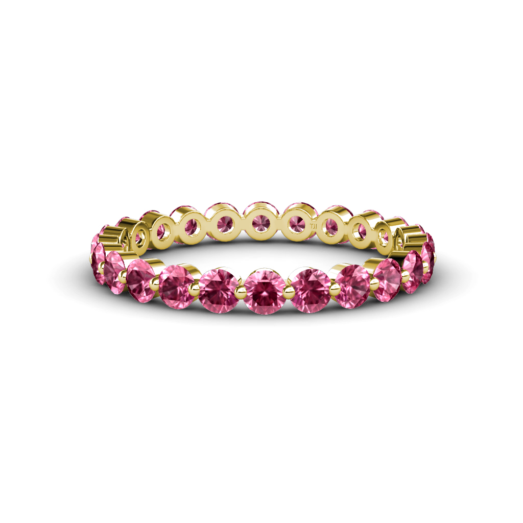 Valerie 1.05 ctw Pink Tourmaline Eternity Band 
