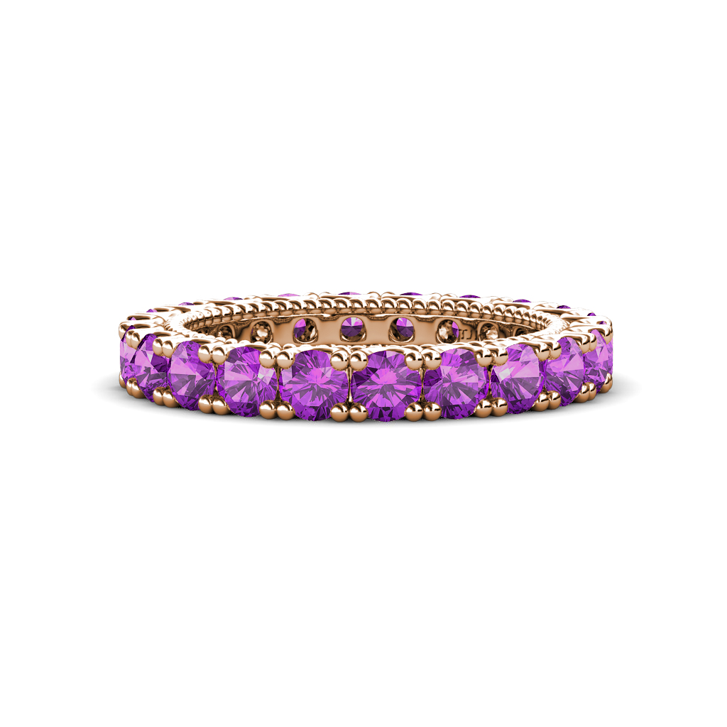 Ellen 1.65 ctw Amethyst Eternity Band 
