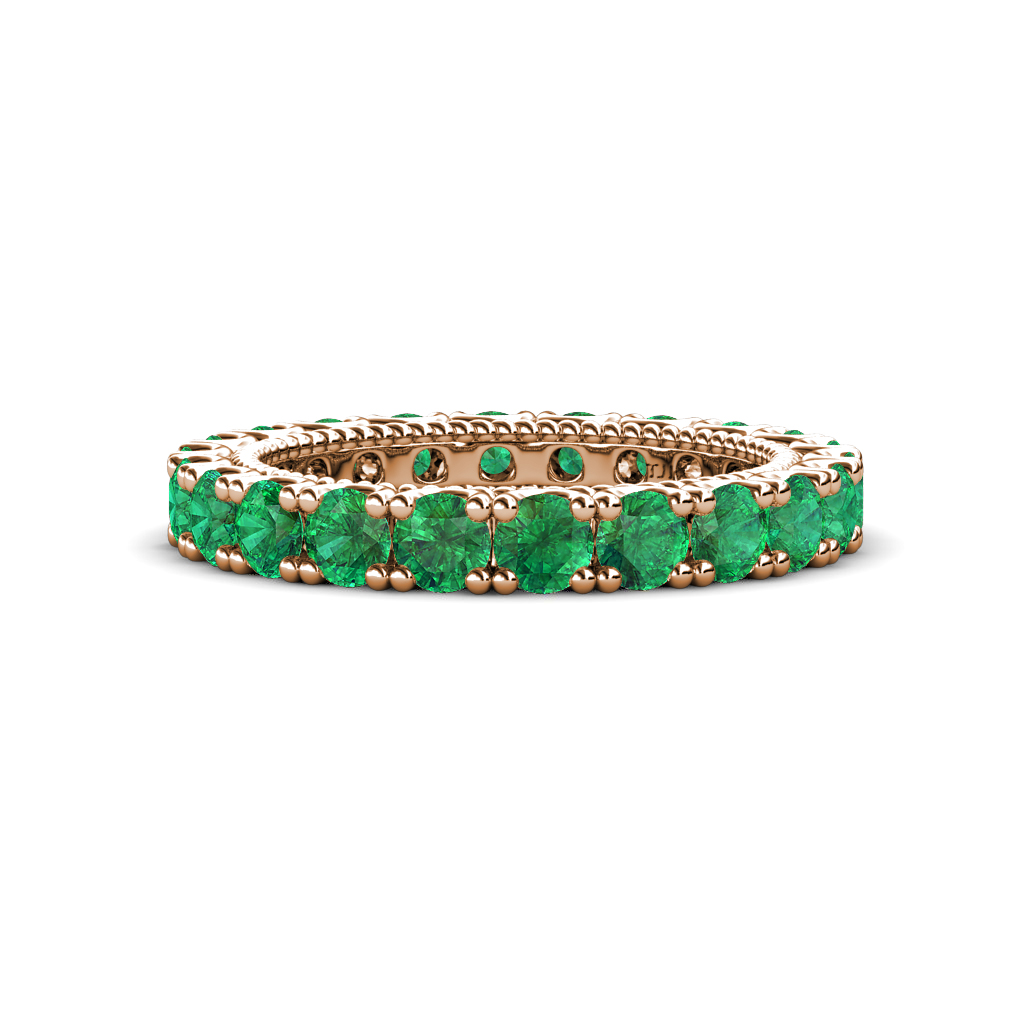 Ellen 1.65 ctw Emerald Eternity Band 