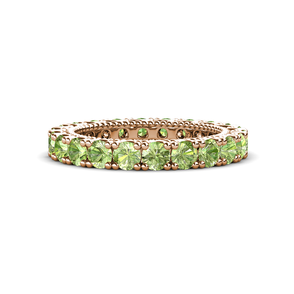 Ellen 2.31 ctw Peridot Eternity Band 