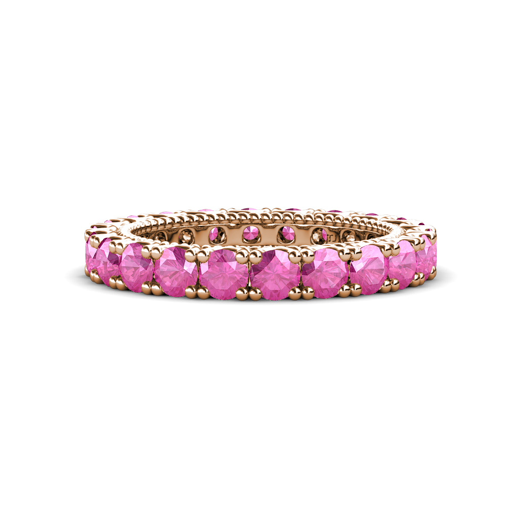 Ellen 2.07 ctw Pink Sapphire Eternity Band 