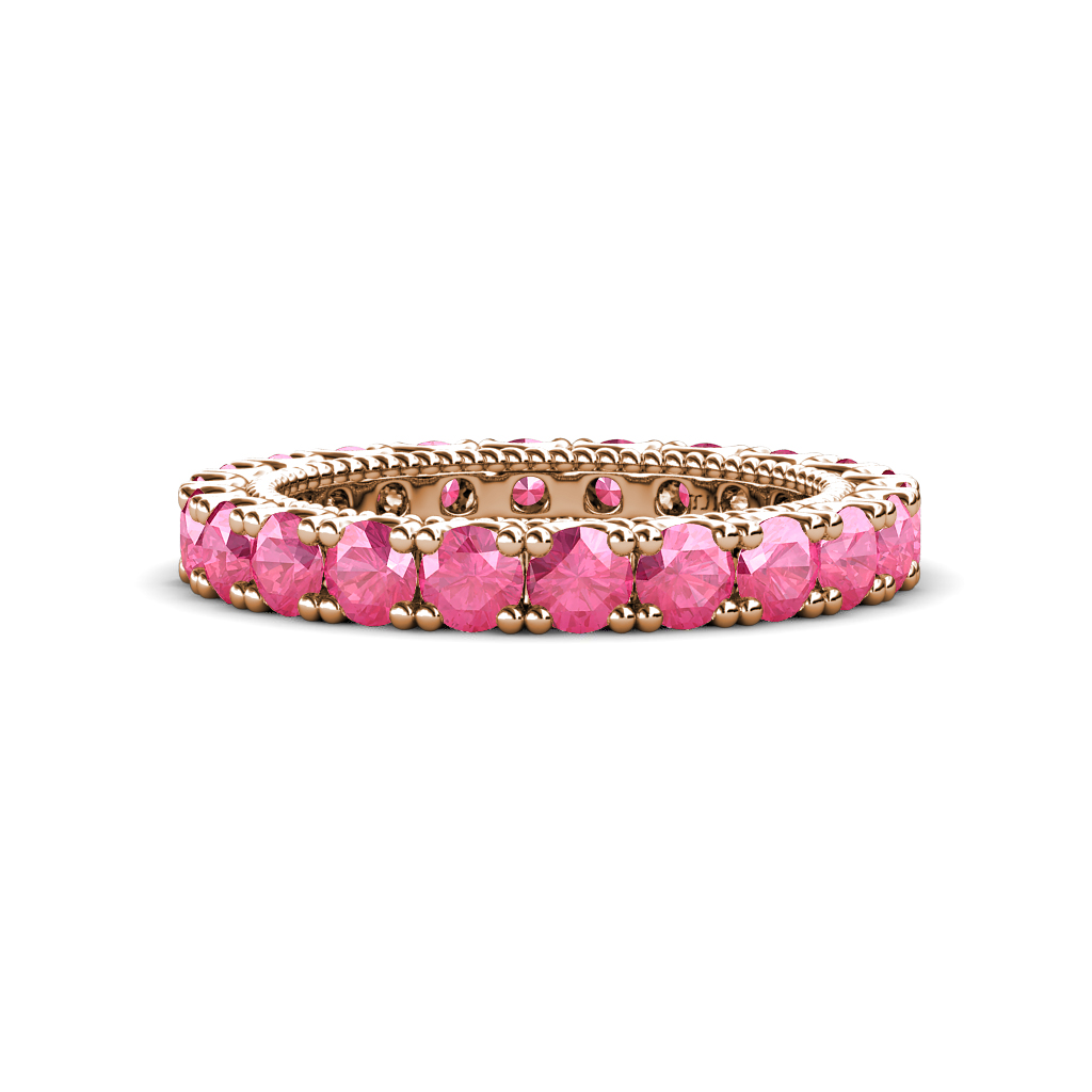 Ellen 1.65 ctw Pink Tourmaline Eternity Band 