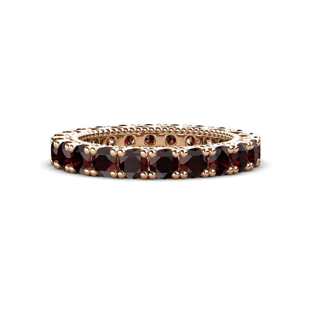 Ellen 2.31 ctw Red Garnet Eternity Band 