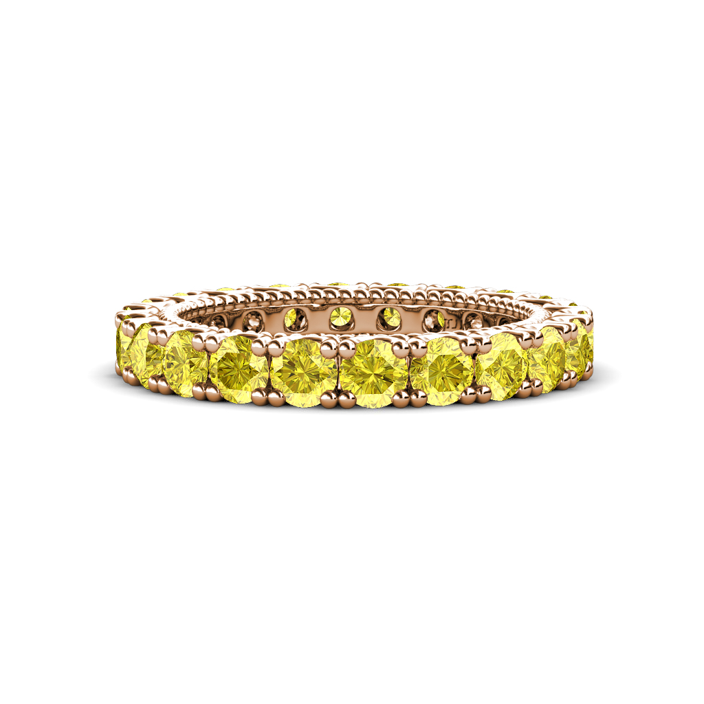 Ellen 2.20 ctw Yellow Sapphire Eternity Band 