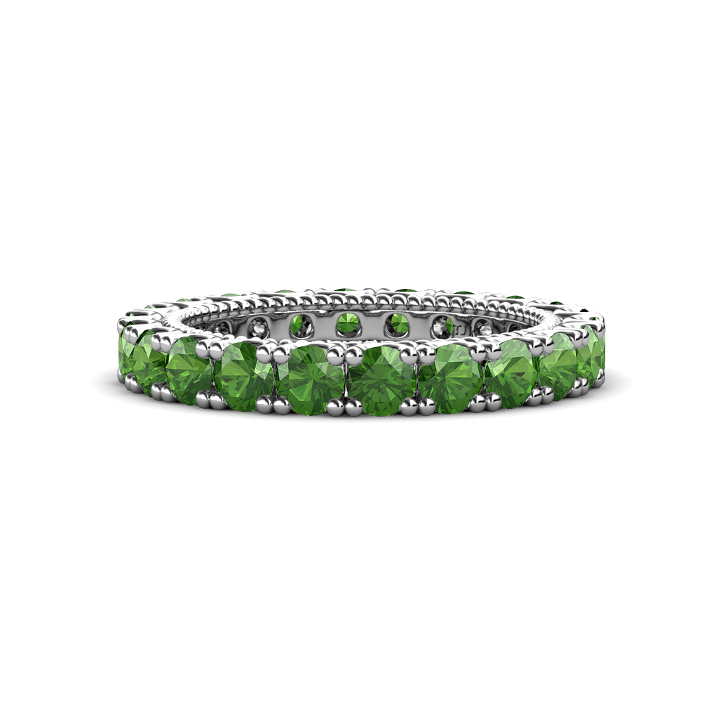 Ellen 2.31 ctw Green Garnet Eternity Band 