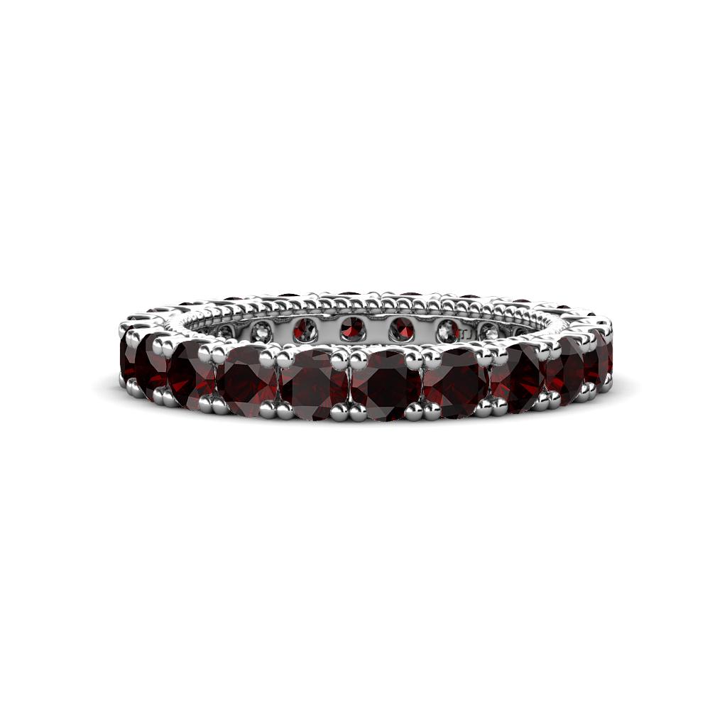 Ellen 2.31 ctw Red Garnet Eternity Band 