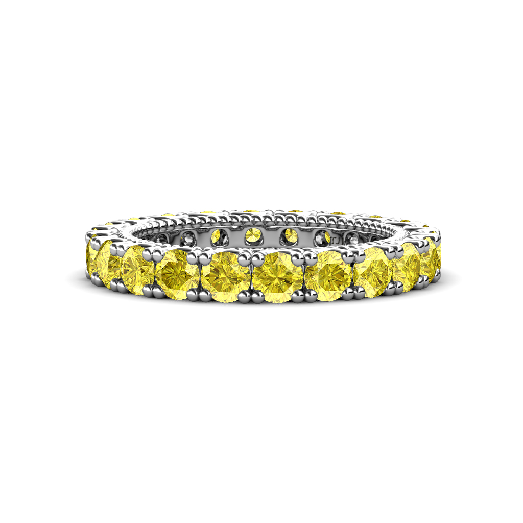 Ellen 2.20 ctw Yellow Sapphire Eternity Band 