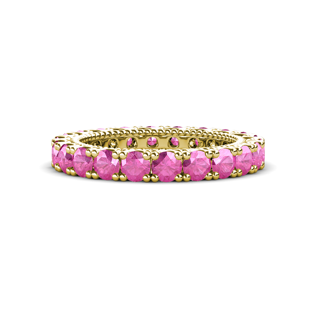 Ellen 2.07 ctw Pink Sapphire Eternity Band 