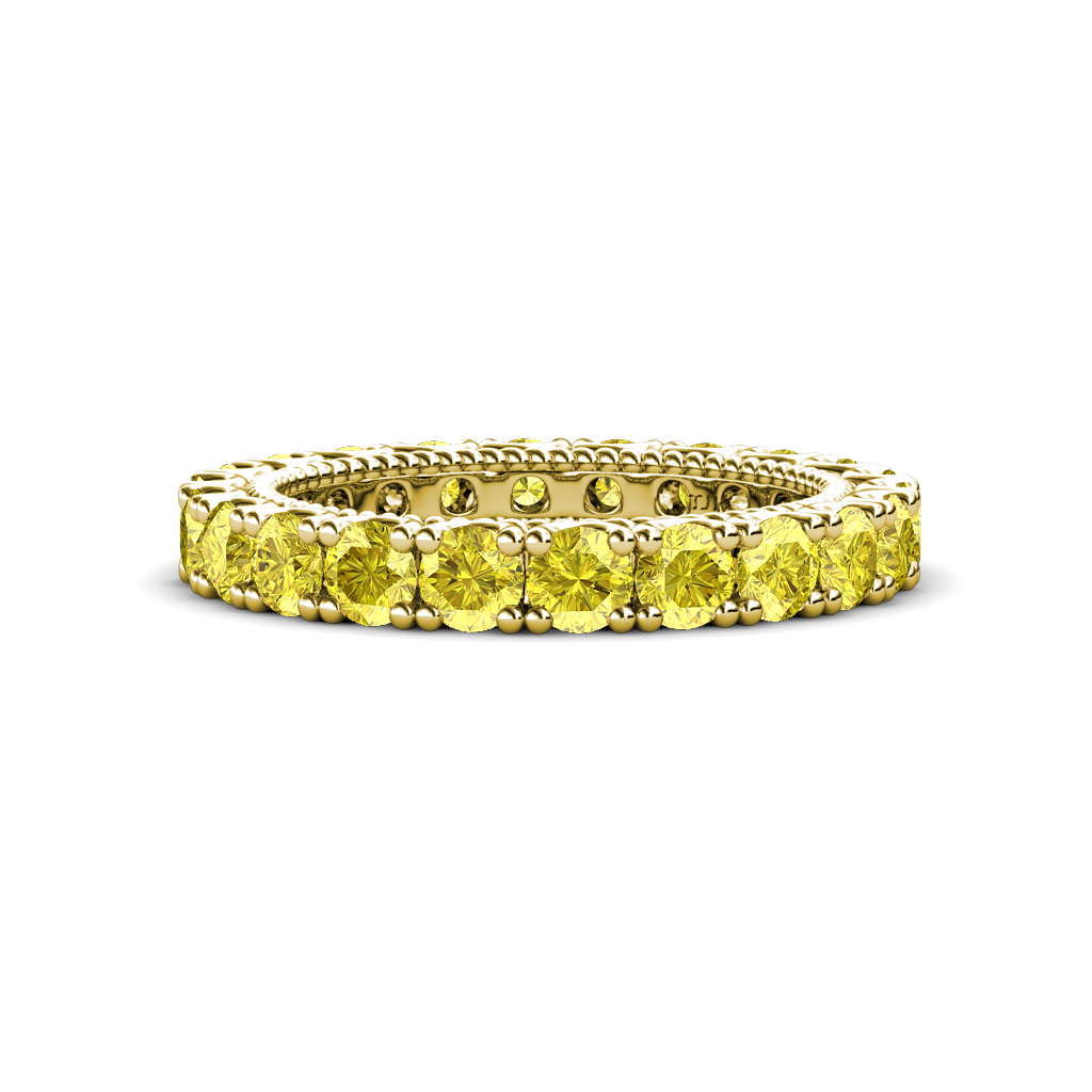Ellen 2.20 ctw Yellow Sapphire Eternity Band 