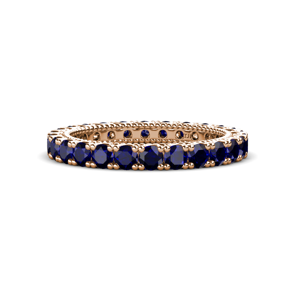Ellen 1.80 ctw Blue Sapphire Eternity Band 