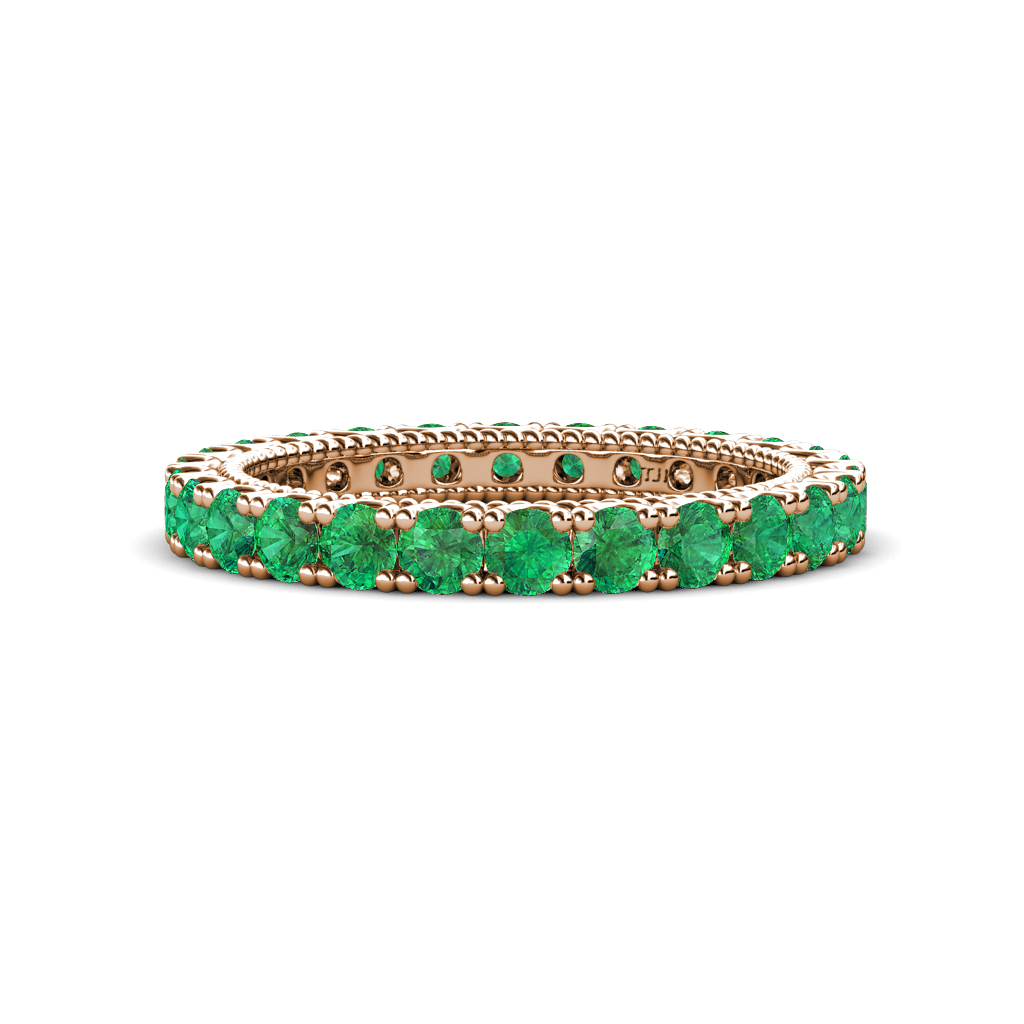 Ellen 1.32 ctw Emerald Eternity Band 