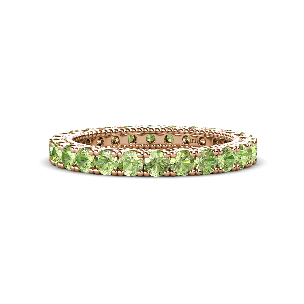 Ellen 2.02 ctw Peridot Eternity Band 