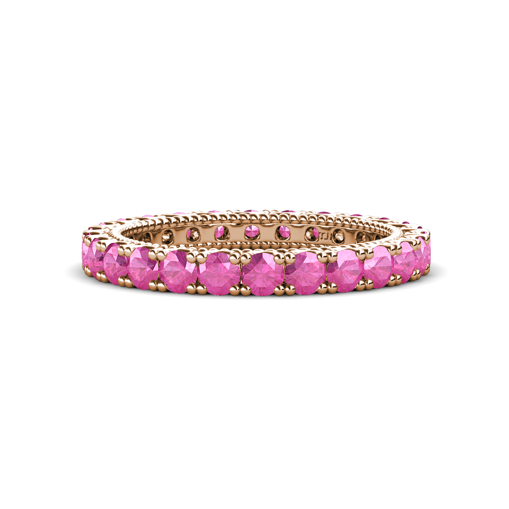 Ellen 1.80 ctw Pink Sapphire Eternity Band 