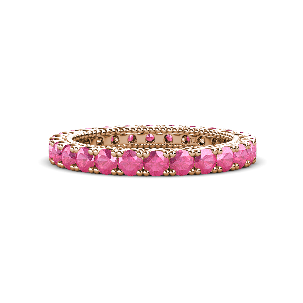 Ellen 1.32 ctw Pink Tourmaline Eternity Band 