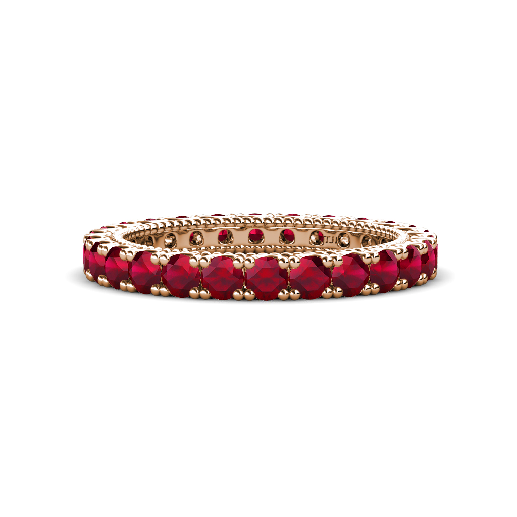 Ellen 1.80 ctw Ruby Eternity Band 