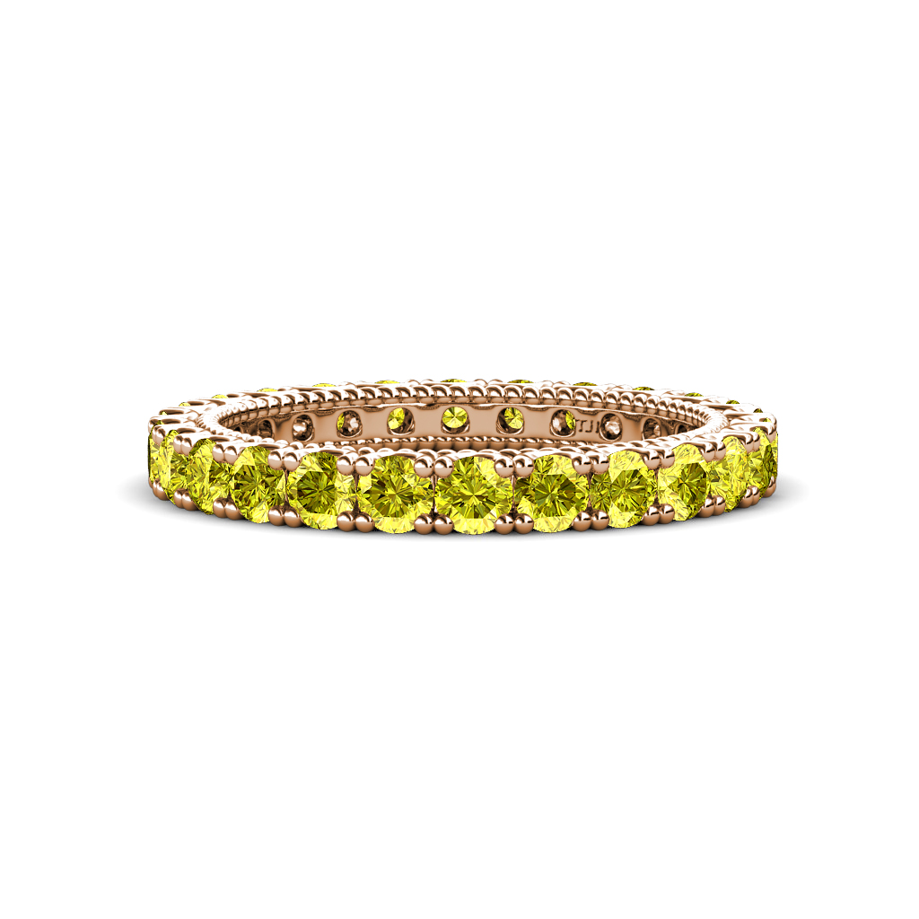 Ellen 1.68 ctw Yellow Diamond Eternity Band 