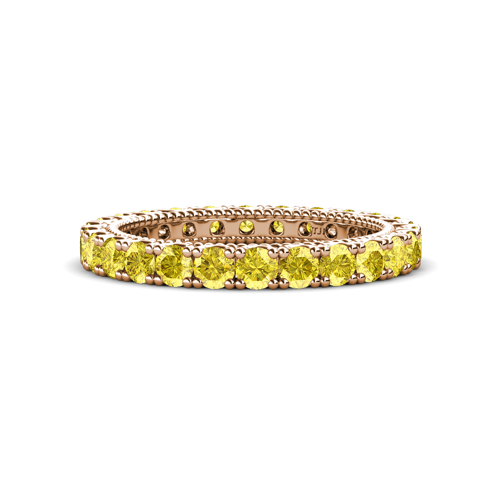 Ellen 1.80 ctw Yellow Sapphire Eternity Band 
