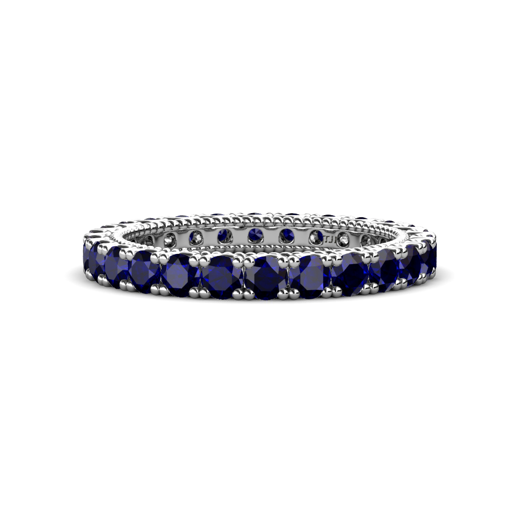 Ellen 1.80 ctw Blue Sapphire Eternity Band 