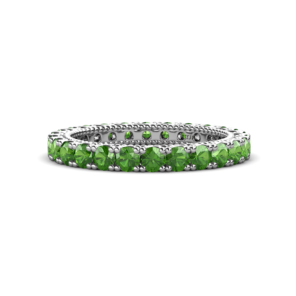 Ellen 2.02 ctw Green Garnet Eternity Band 