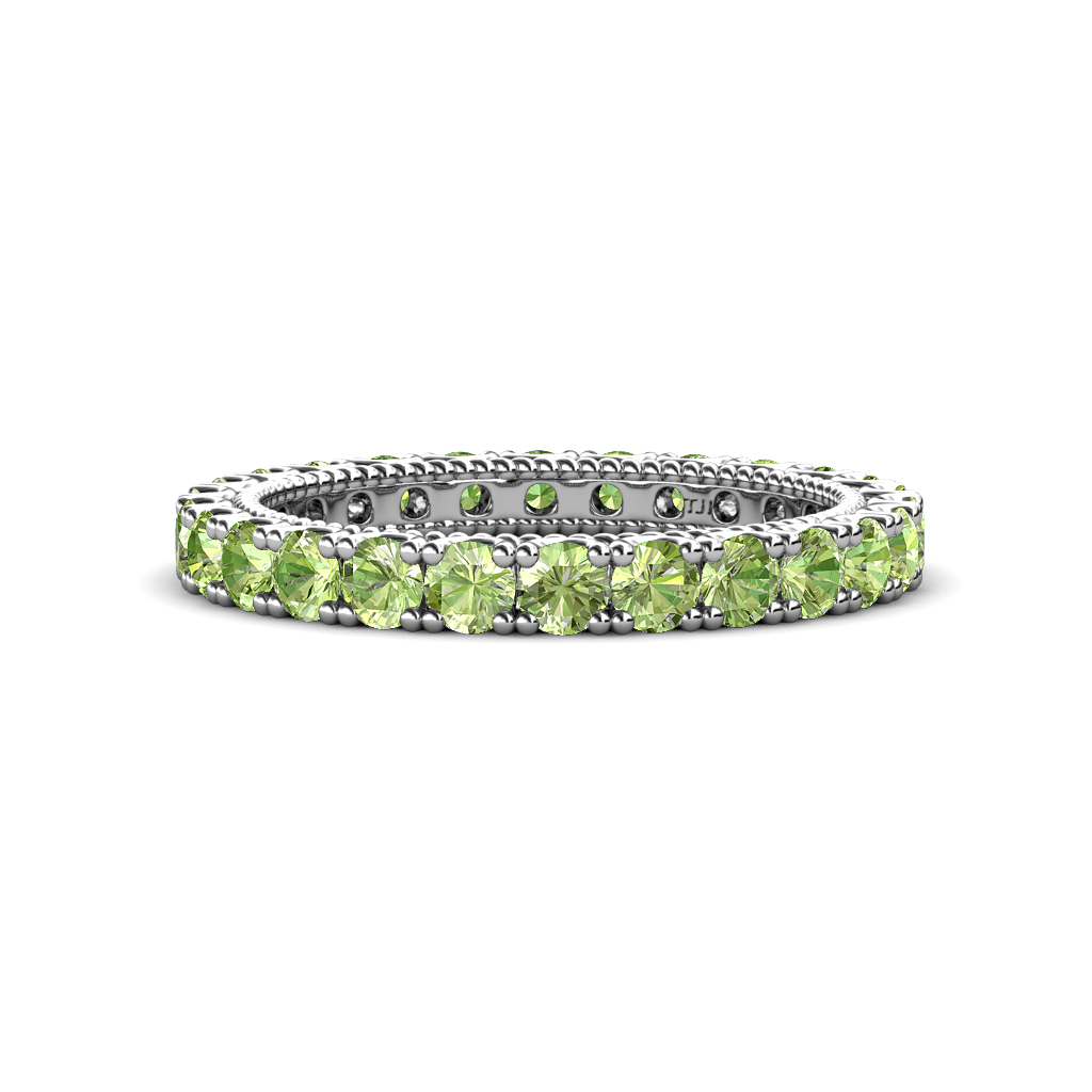 Ellen 2.02 ctw Peridot Eternity Band 