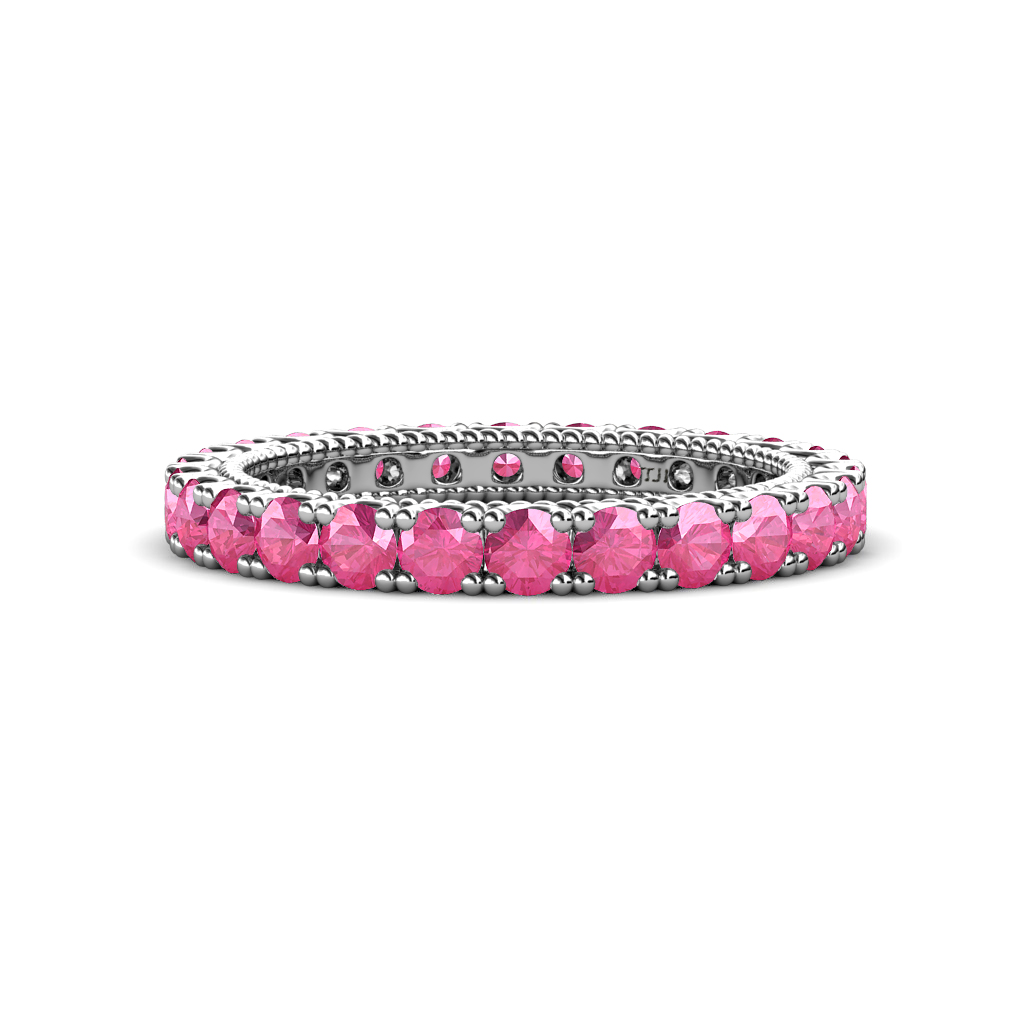 Ellen 1.32 ctw Pink Tourmaline Eternity Band 