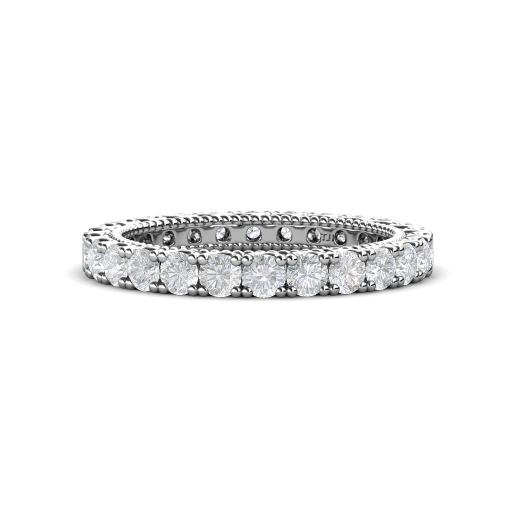 Ellen 1.80 ctw White Sapphire Eternity Band 