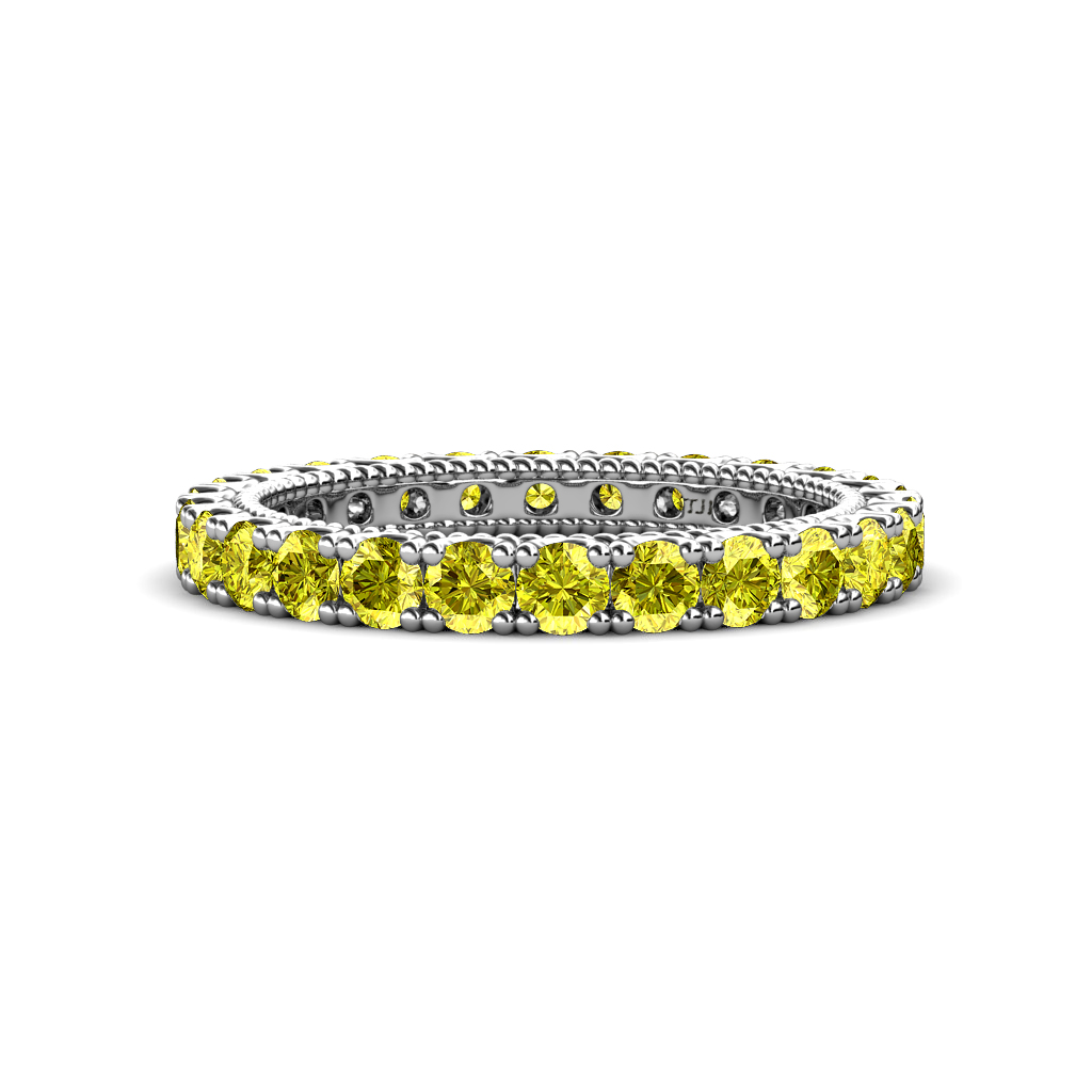 Ellen 1.68 ctw Yellow Diamond Eternity Band 