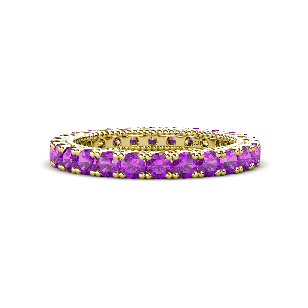 Ellen 1.92 ctw Amethyst Eternity Band 