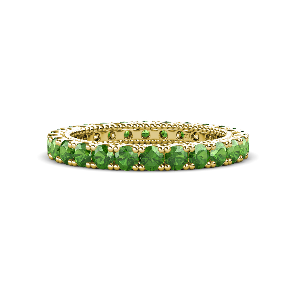 Ellen 2.02 ctw Green Garnet Eternity Band 