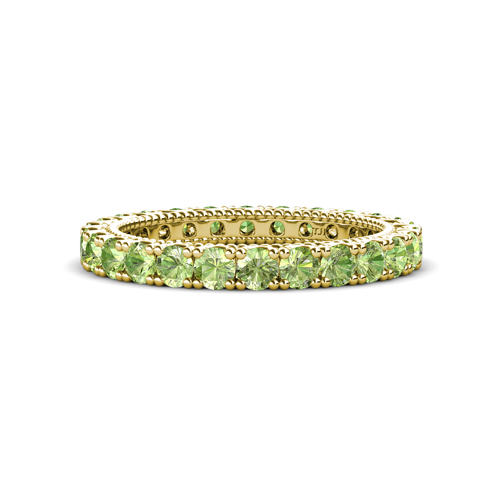 Ellen 2.02 ctw Peridot Eternity Band 