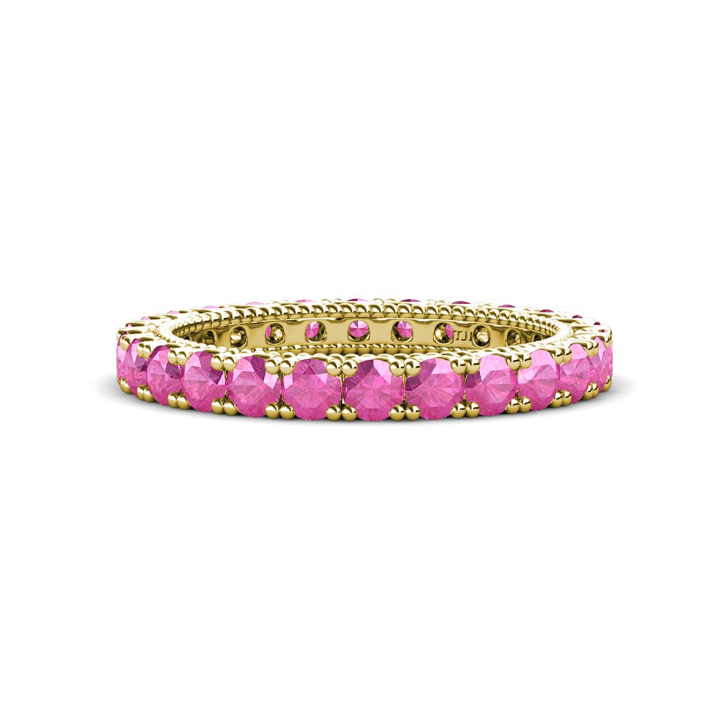 Ellen 1.80 ctw Pink Sapphire Eternity Band 