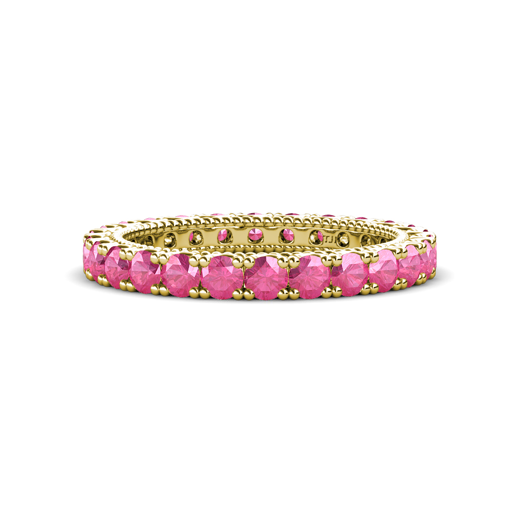 Ellen 1.32 ctw Pink Tourmaline Eternity Band 