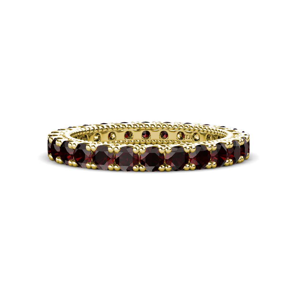 Ellen 2.02 ctw Red Garnet Eternity Band 