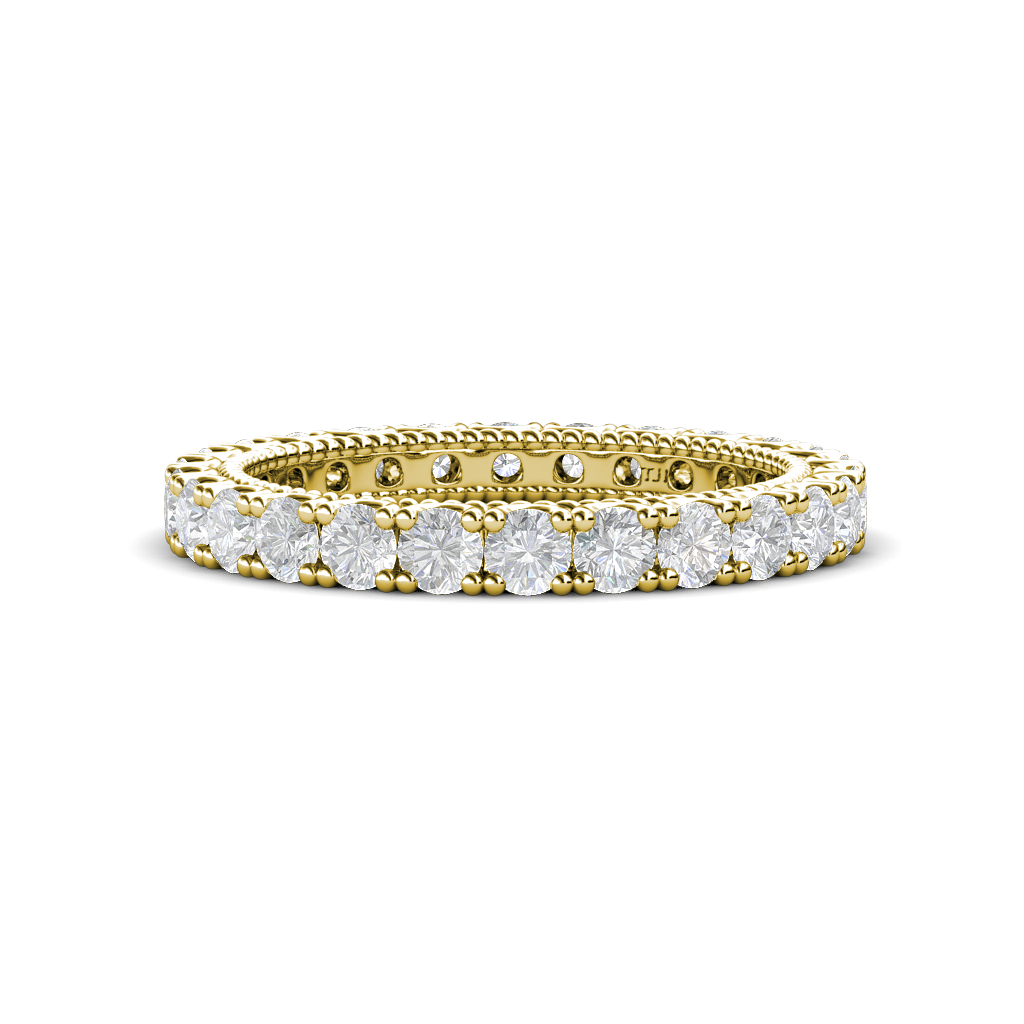 Ellen 1.80 ctw White Sapphire Eternity Band 