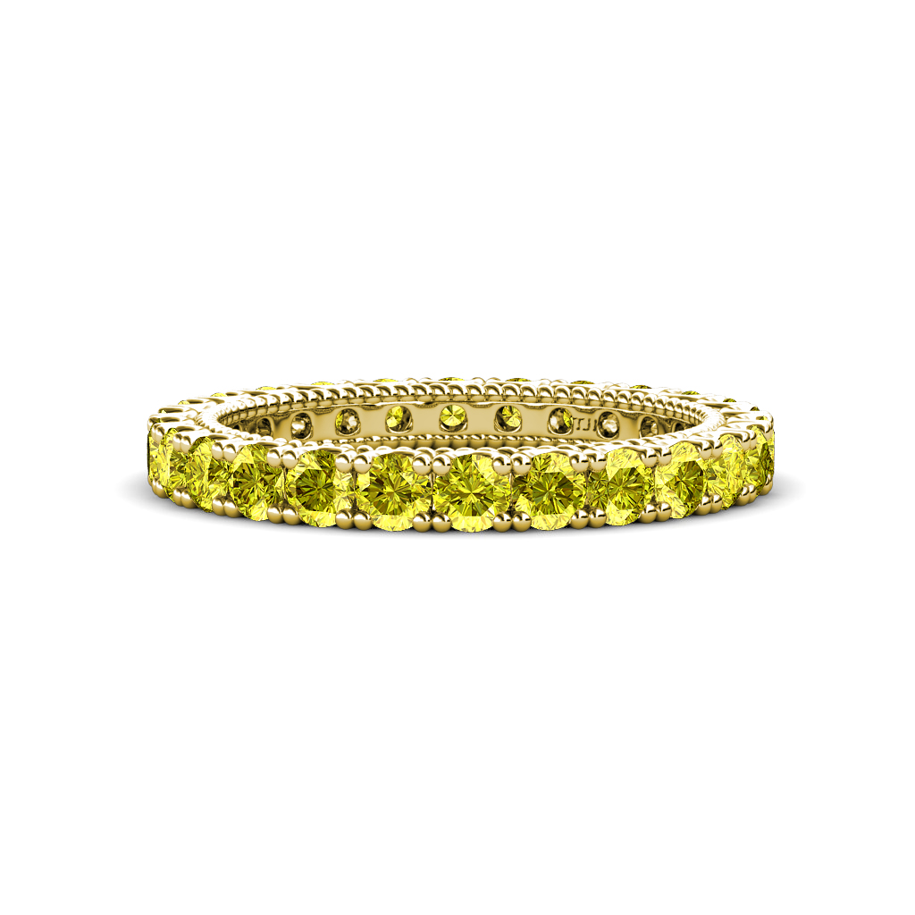 Ellen 1.68 ctw Yellow Diamond Eternity Band 