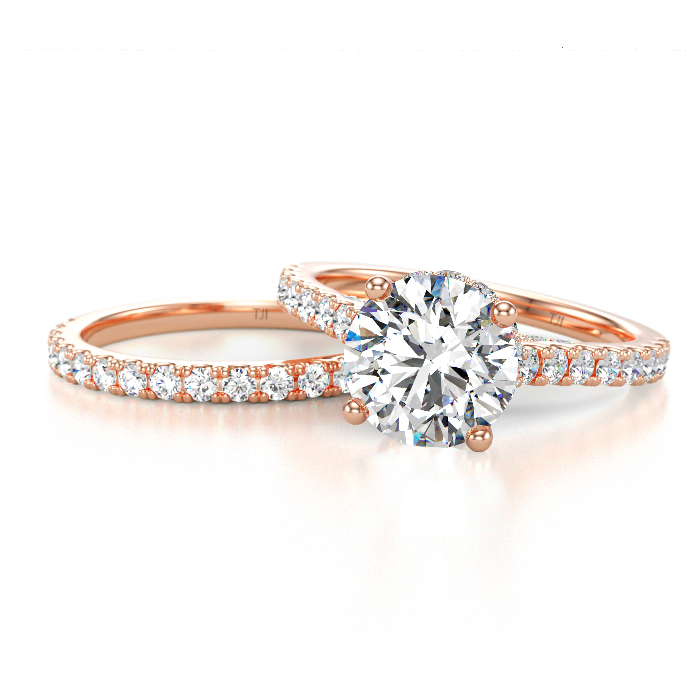 Kalina 2.38 ctw IGI Certified Lab Grown Diamond  Bridal Set Ring  