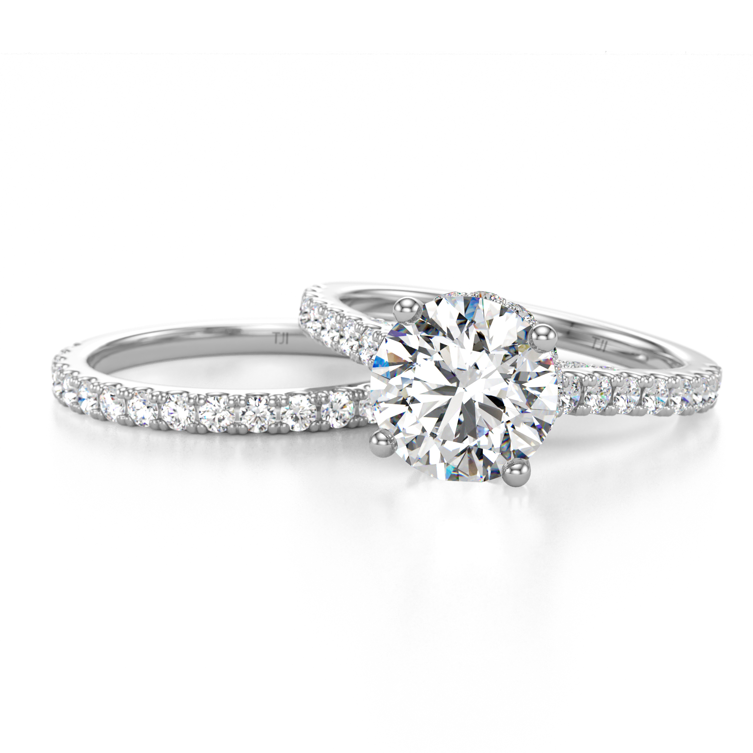 Kalina 2.38 ctw IGI Certified Lab Grown Diamond  Bridal Set Ring  