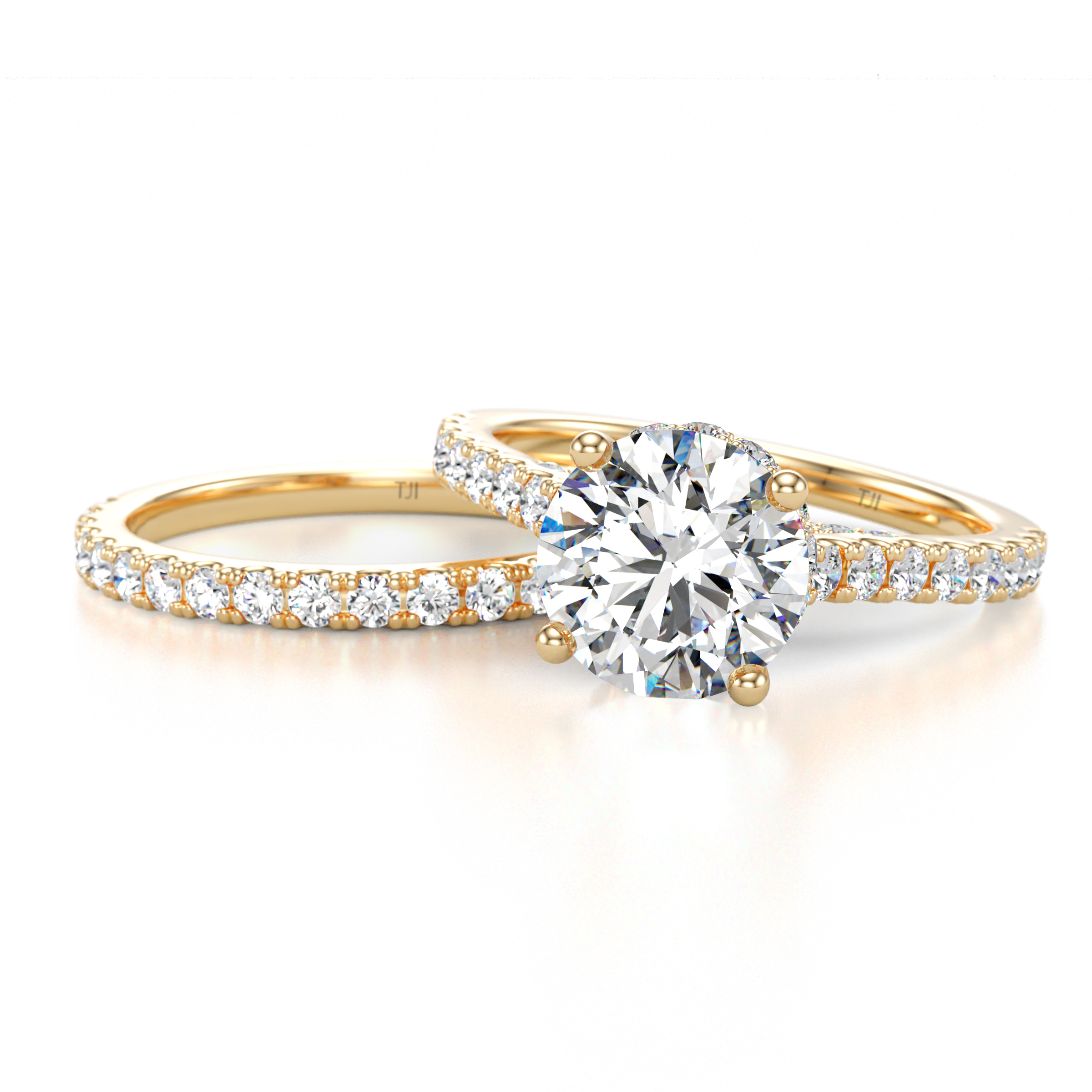 Kalina 2.38 ctw IGI Certified Lab Grown Diamond  Bridal Set Ring  